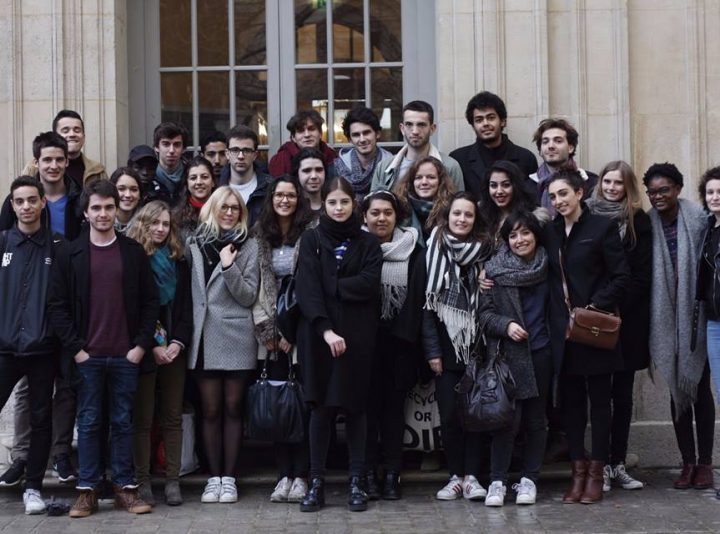 Toute une classe réunie à Ulm pour des cours de francais